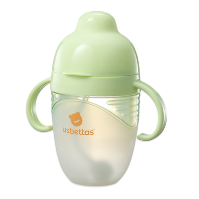 贝肽斯婴幼儿硅胶鸭嘴学饮牛奶杯