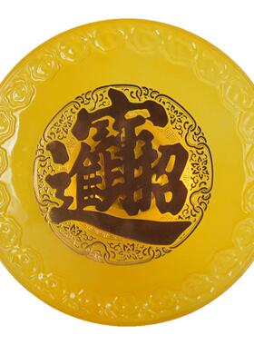 有源供佛用品琉璃莲花招财水果盘