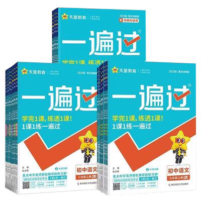 一遍过初中同步训练人教版