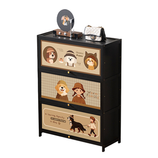 鞋架子多层家用门口入户简易带门鞋柜收纳柜一体靠墙新款爆款高档