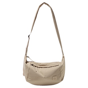 Fouvor火狐新款斜挎包大容量尼龙休闲运动防水通勤单肩包饺子包