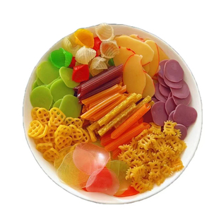 七彩虾片自炸全家福五彩炸膨化薯片零食怀旧油炸休闲彩色小时候