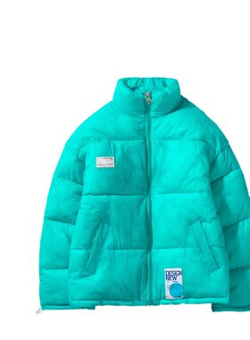 国潮加厚棉服冬季PVC透明棉服