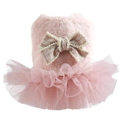 泡米酱香风纱裙宠物狗狗猫咪仙女衣服秋冬加厚无袖背心裙子公主风