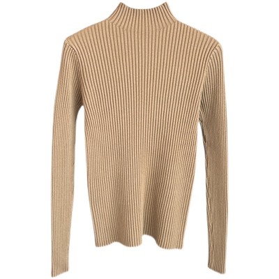 修身显瘦半高领针织打底衫