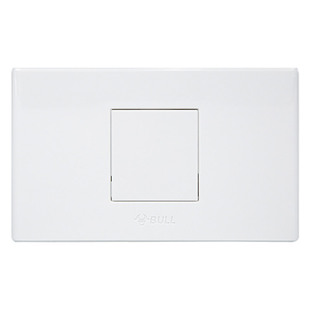 公牛118型空白面板插座遮丑盖假开关遮洞白板装饰盖装修线盒盖板