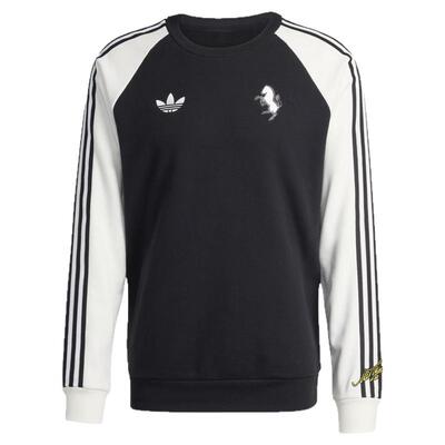 皇贝正品Adidas阿迪达斯尤文图斯休闲文化圆领卫衣套头衫男KB4449