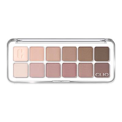 clio珂莱欧眼影盘女12色大地色03安宥真全哑光珠光灰粉色紫色正品