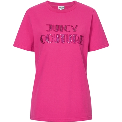 JuicyCouture橘滋刺绣圆领T恤