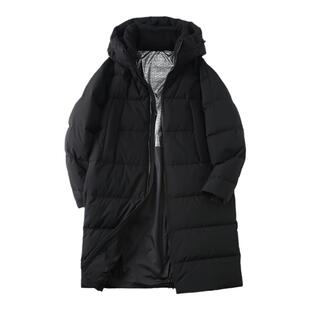 极寒系列！御寒-30°！冬季男女石墨烯发热连帽中长款羽绒服外套