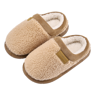 巴拉巴拉儿童棉拖鞋男童冬季宝宝室内小孩软底保暖女童毛绒家居鞋