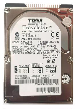 工业硬盘ibM2.5小容量并口