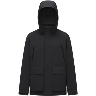 休闲商务羽绒服波司登轻暖连帽