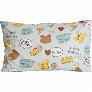 儿童枕套30×50纯棉小尺寸定制35×55婴儿宝宝小号枕头套40×60cm