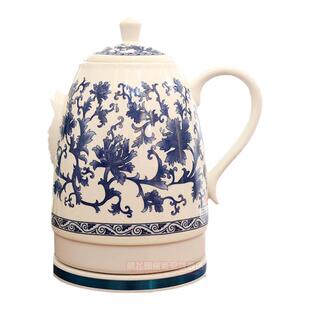 景德镇陶瓷电热水壶瓷器烧水壶青花瓷泡茶壶日用功夫茶壶陶瓷电壶