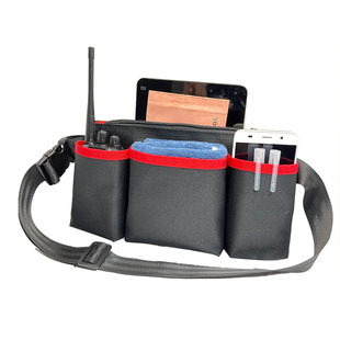 客房查房腰包对讲机腰包 餐厅服务员工作腰包 支持一个印字印LOGO