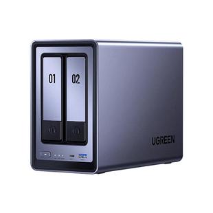 绿联DXP2800双盘位NAS网络存储家庭硬盘服务器DXP4800四盘位个人家庭私有云网络存储云盘电脑外接硬盘盒