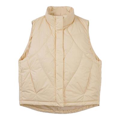 A21女装羽绒马甲秋冬宽松立领