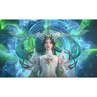 完美世界海报石昊火灵儿清漪荒天帝云曦墙贴纸动漫月婵柳神壁纸