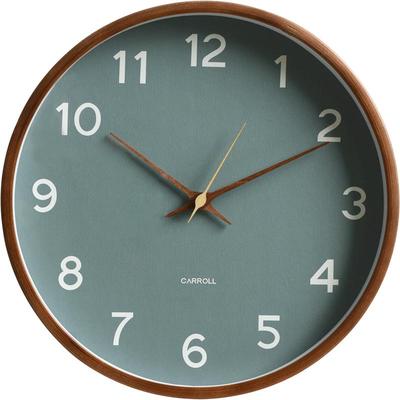 CARROLL莫兰迪系木质简约风挂钟
