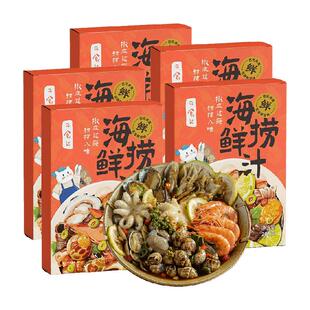 日食记海鲜捞汁凉拌菜调味料生腌调味料海鲜白灼大虾蘸料205g*5盒
