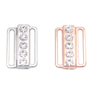 文胸前扣搭扣配件泳装内衣前排插扣对扣吊带调节扣纽扣服装辅料