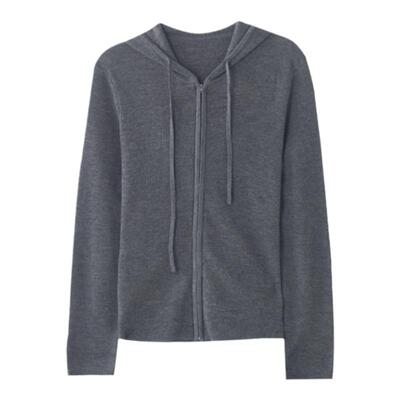 新款柔软细腻松弛自洽羊毛开衫