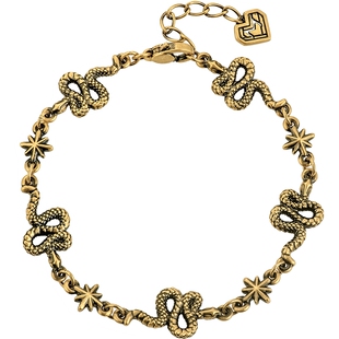 MONOLOGUE独白北纬三十度古埃及蛇复古黄金手链MR1726情人节礼物