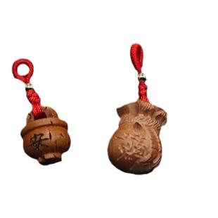 婴儿宝宝桃木饰品配件别针挂件孕妇狗牙朱砂平安扣手串手链配饰