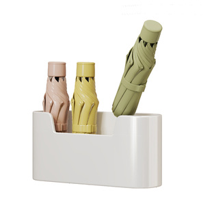 家用门口壁挂雨伞盒雨伞收纳架挂钩收纳大容量雨伞架入户放伞神器