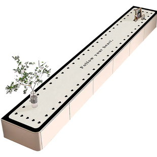 轻奢高级感电视柜台面保护垫桌垫长条防水防油免洗鞋柜餐边柜垫子