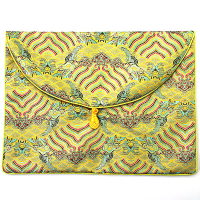 日式高档织锦满绣经书袋