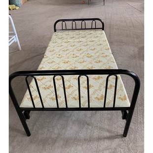 单层折叠床单人折叠床四折床双人折叠床陪护折叠床加固成人折叠床