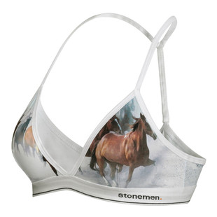 stonemen【源自澳洲】性感法式三角杯无钢圈美背内衣薄文胸-骏马