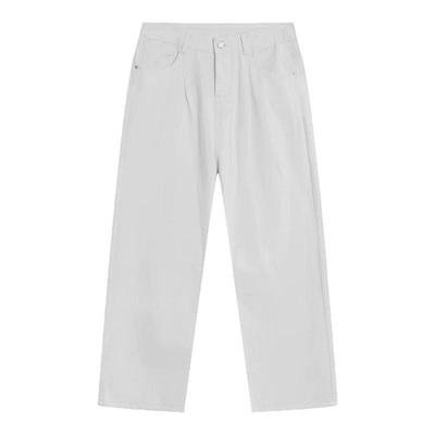 98SQUID美式复古直筒阔腿牛仔裤