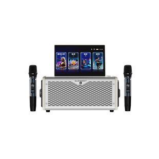 权盟巨声影K魔盒无线麦克风卡拉OK户外点歌机功放K歌家用KTV音响