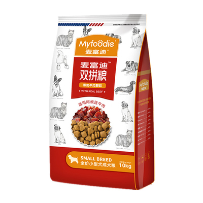 双拼粮成犬狗粮开饭乐10kg通用型