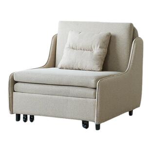 沙发床单人一体两用布艺可拆洗小户型客厅抽拉沙发床折叠书房新款