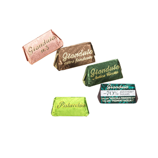 意大利Venchi闻绮三角吉安杜佳榛子酱75%超黑巧克力无糖10送1零食