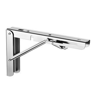 不锈钢可折叠三角支架墙上置物架活动伸缩隔板层板托直角固定支撑