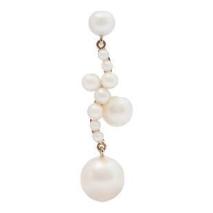 【折扣】SOPHIE BILLE BRAHE 女14K金珍珠耳环（单只）