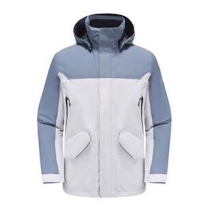 迪卡侬旗舰店冲锋衣男秋加绒加厚防水防风外套户外保暖风衣冬IVB1