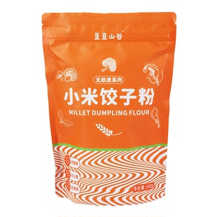 木森严选无麸质小米饺子面粉无小麦肤敏宝桥本主食面皮煎饼手擀面