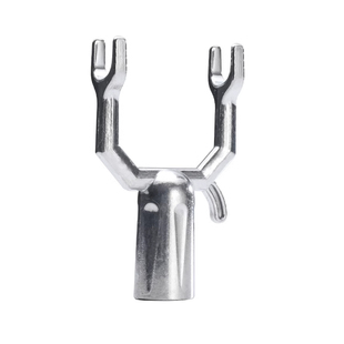 加厚铝合金衣叉配件替换头晾衣杆叉头衣杆头子家用收衣杆晾衣叉子