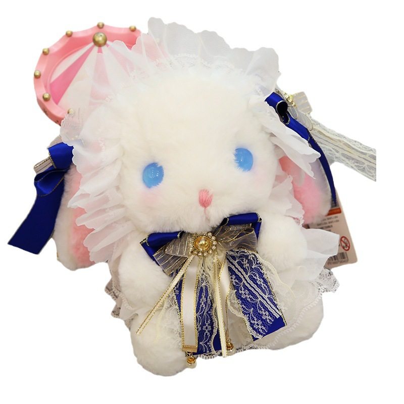 正版洛丽塔小兔子毛绒玩具可爱小白兔公仔挂件玩偶布娃娃女孩礼物