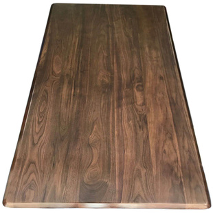 黑胡桃木板材定制书桌原实木缅甸柚木桌面板樱桃办公书桌餐桌木板