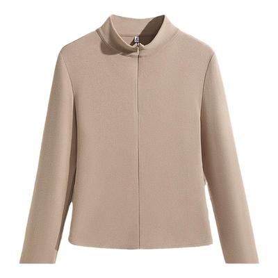 真维斯女开领德绒打底衫2024新款