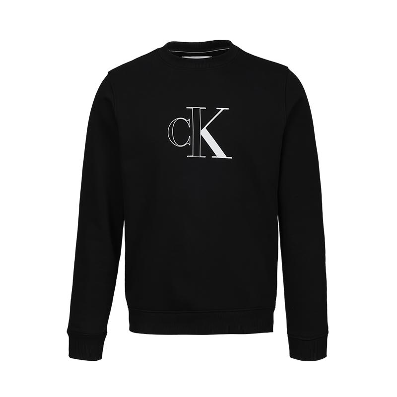 【自营】Calvin Klein/凯文克莱男士秋季CK休闲圆领长袖套头卫衣