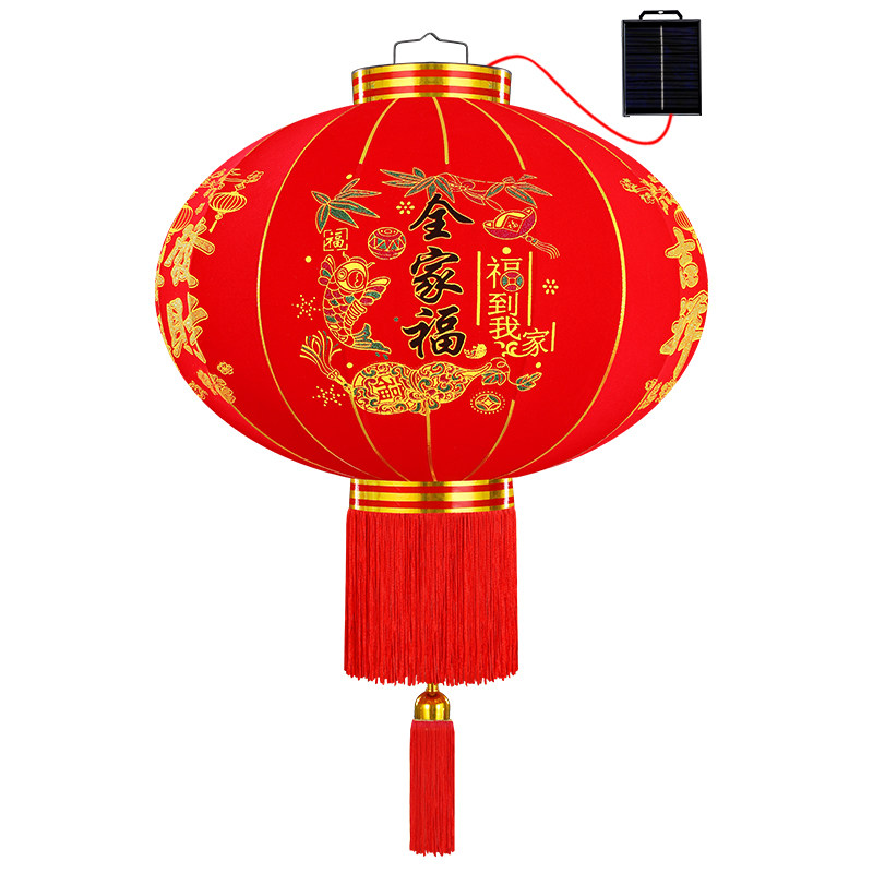 【太阳能灯笼】农村大门口灯笼