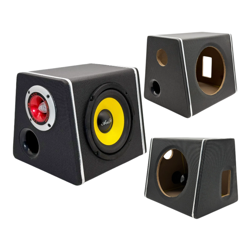 音响箱体低音炮梯形箱体无源有源空箱汽车尾箱低音炮6寸8寸10寸